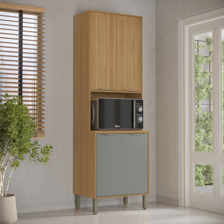 JUEGO COCINA MODULAR MOBILIARIO COCINA MDP COLORS FREIJO FREIJO Y VERDE