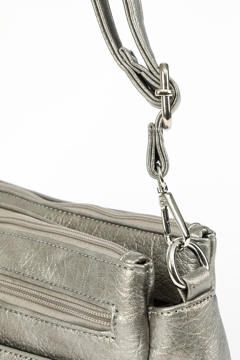 Bandolera Borito Plateado