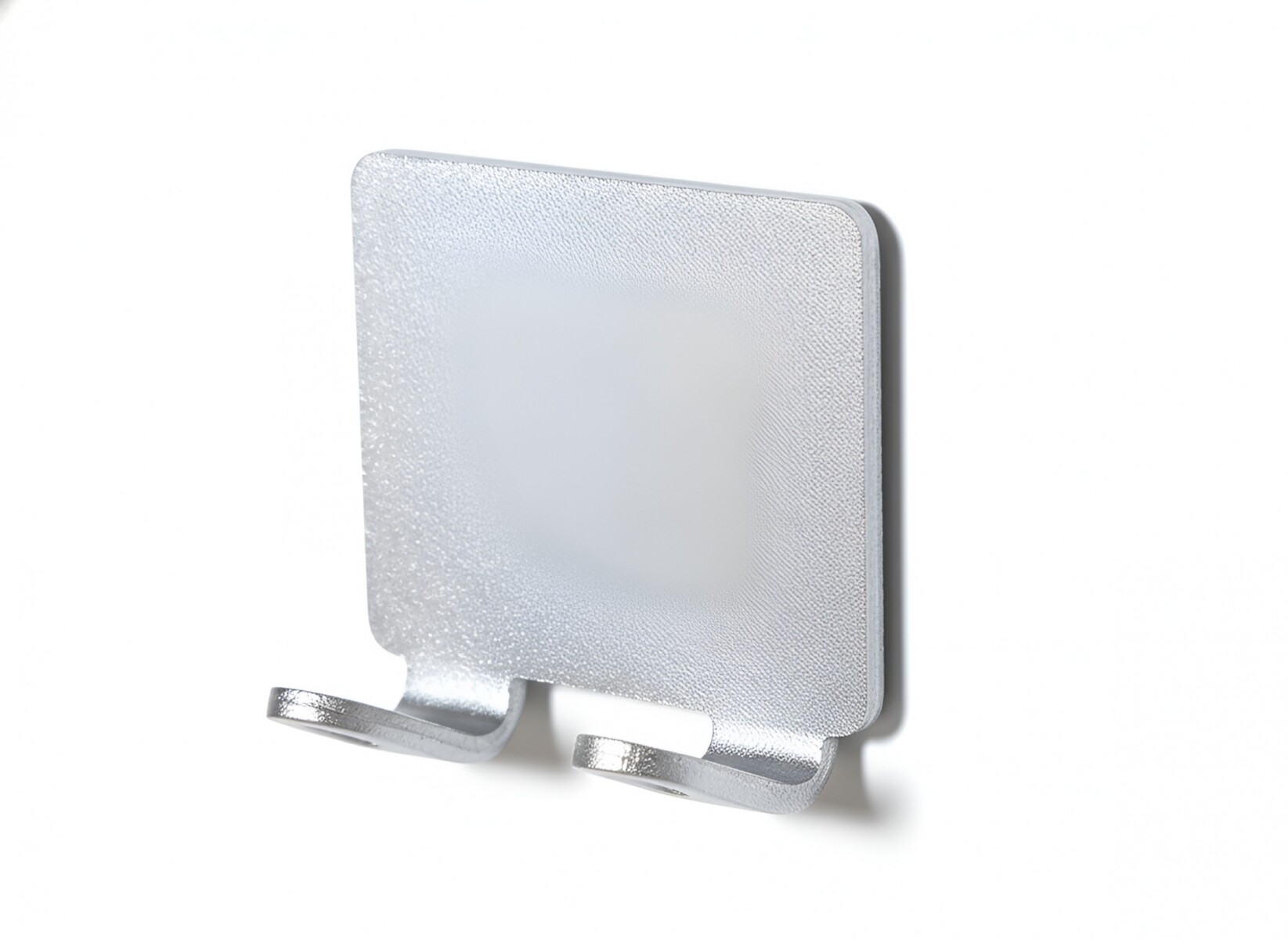 Soporte Gancho Acero Maquina de Afeitar Accesorios Baño - Color Plateado 