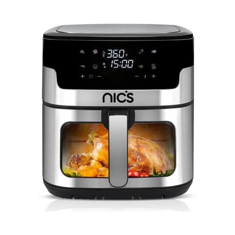 Freidora sin Aceite Digital 9L 1800W 4 en 1 Nics Freidora sin Aceite Digital 9L 1800W 4 en 1 Nics
