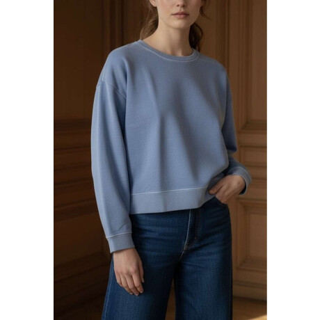 Sweater Algodón Celeste