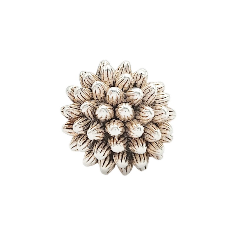Anillo Flor-Plata 925 Inflada-Sin Piedra-AN3158 sinpiedra