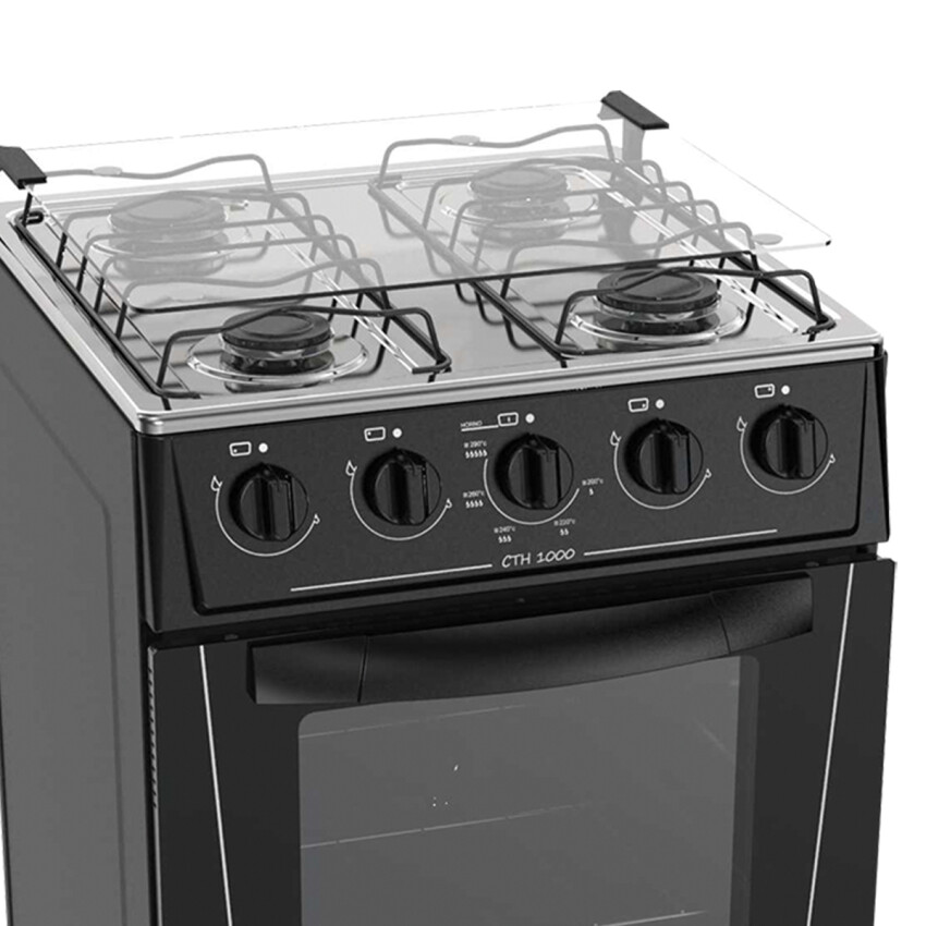 Cocina Thompson CTH 1000 Negra Cocina Thompson CTH 1000 Negra