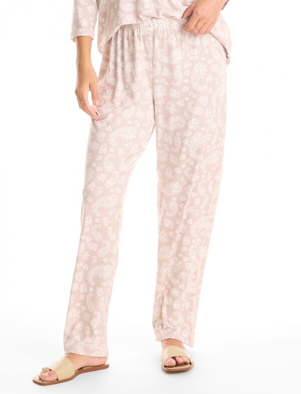 Pijama Con Pantalon BEIGE/MULTI