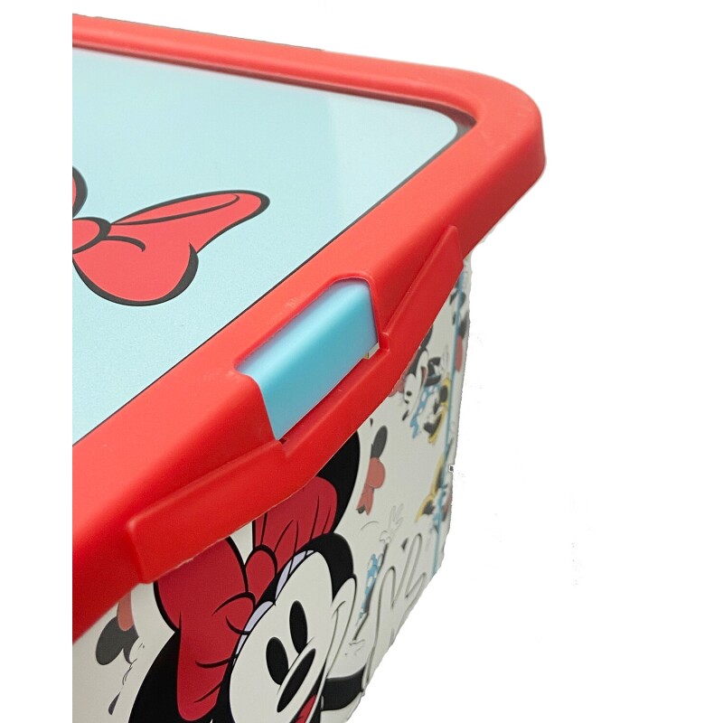 Caja organizadora infantil con tapa Plasútil 13 litros Minnie
