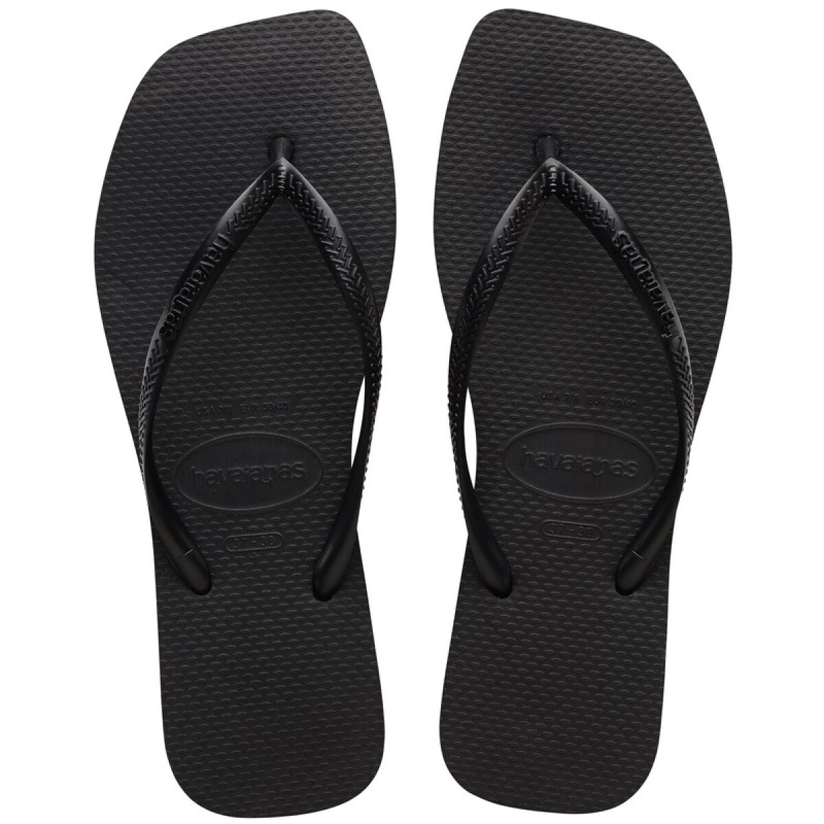Ojotas Havaianas Slim Square - Negro 