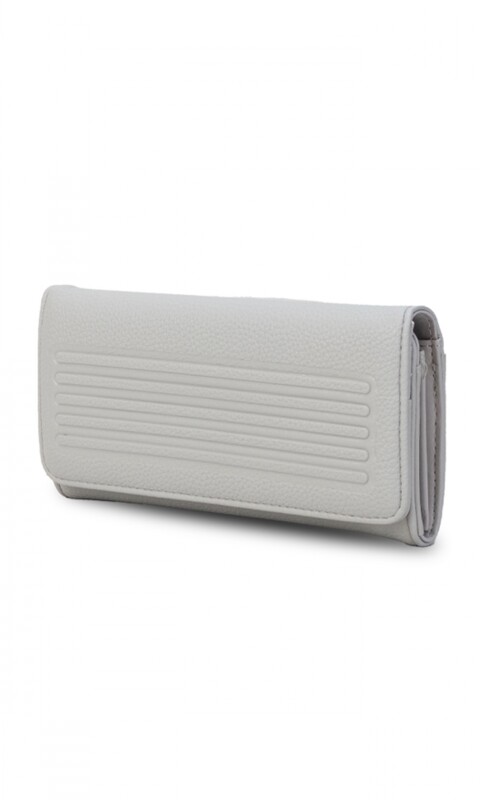 BILLETERA FAUSTINA GRIS ACERO