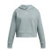 UA Rival Fleece Crop Hoodie-PPL GRN-348