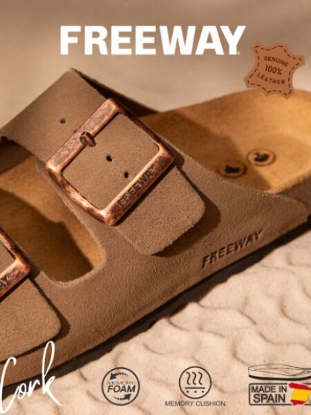 SANDALIA FREE WAY CORK CAMURCAO T