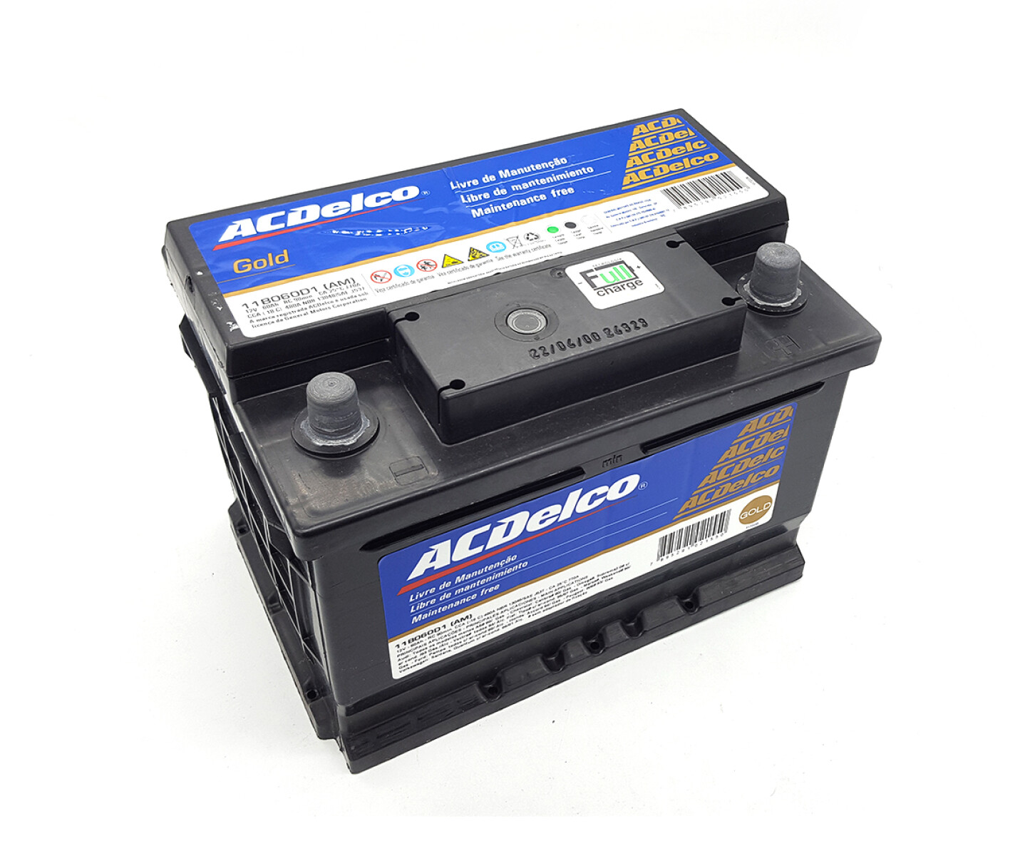 BATERIA ACDELCO 95 AMP. POSITIVO (+) DERECHO - CORSA / CELTA / AGILE 
