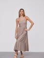 Vestido Burhan Taupe / Mink / Vison