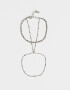 Pulseras Flexibles Pulsera Flexible Con Anillo Unido - Plateado