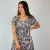 Vestido Largo Breeze Blue/white