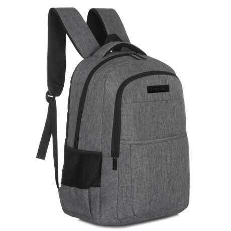 Mochila urbana Discovery clásica 15995 con porta Notebook Gris