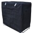 Zapatera Tela Ropero 3 Estantes Organizador Puerta Variante Color Negro