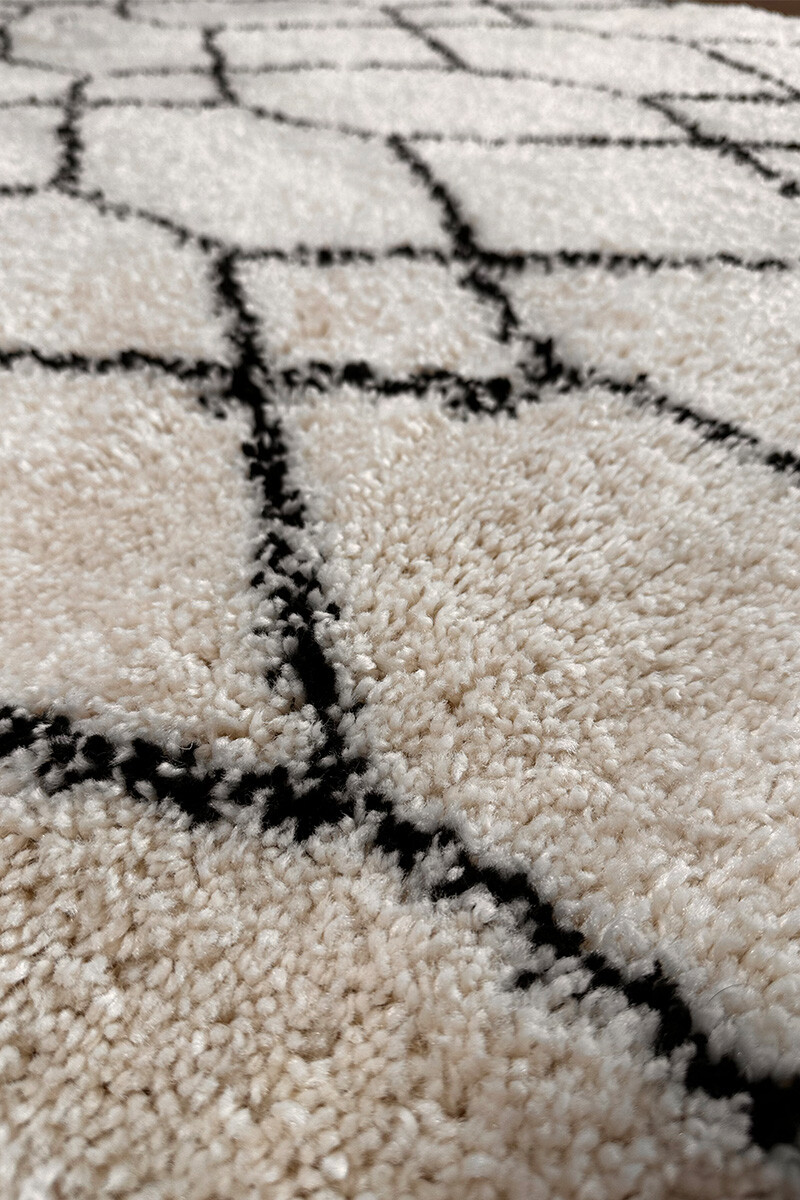 BOHO ALFOMBRA BOHO 200X290 CREAM/BLACK