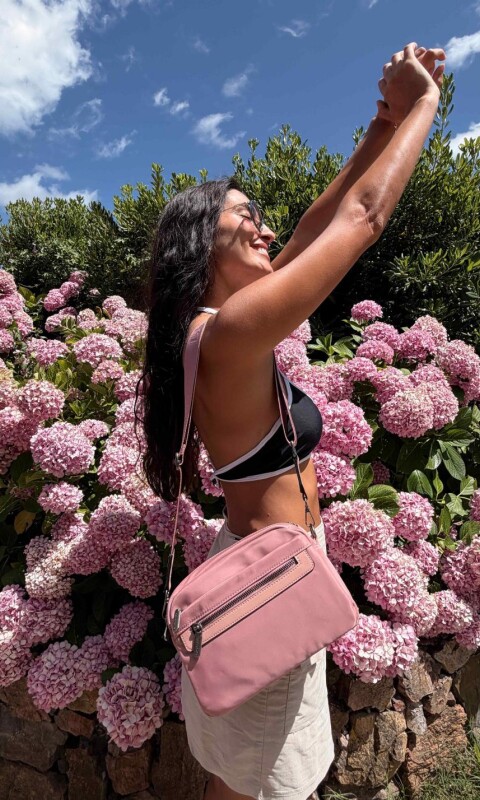 BANDOLERA MORRAL JENGIBRE ROSA MAUVE