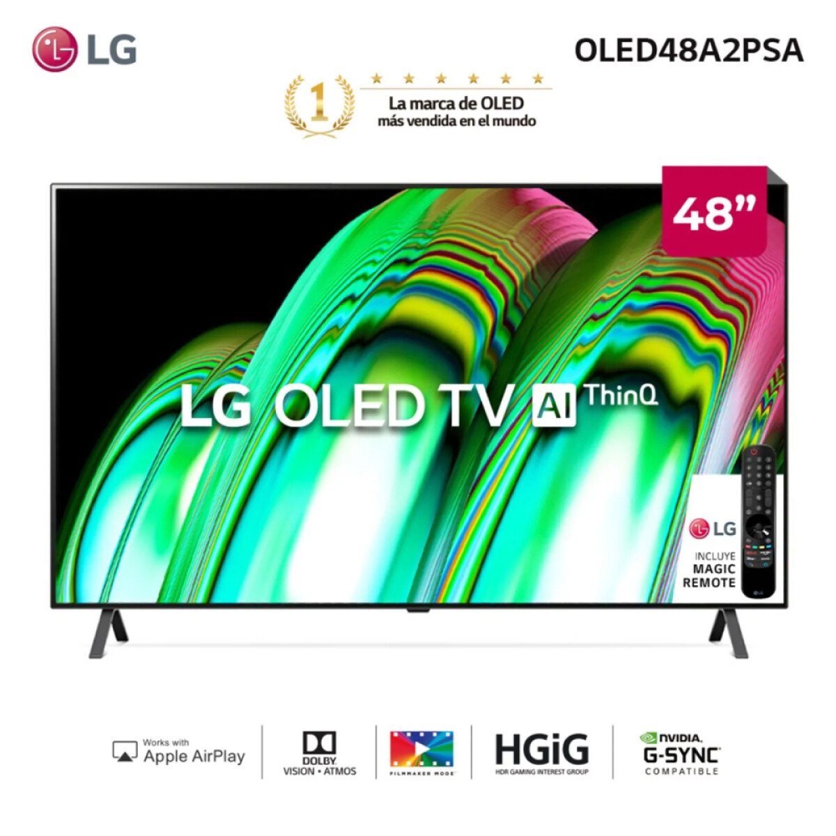 Smart TV LG 48'' OLED OLED48A2PSA 
