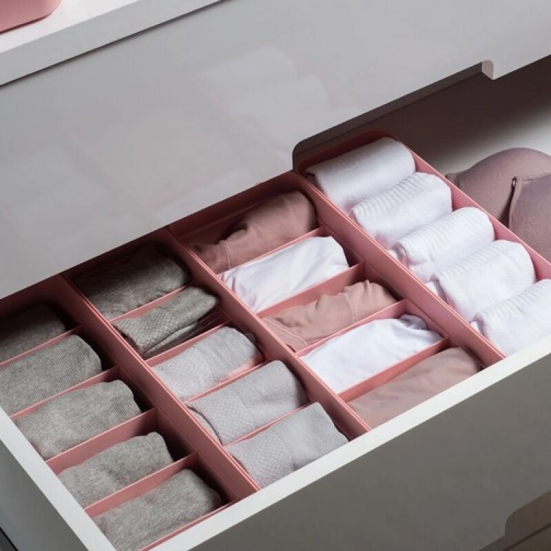 Organizador ropa interior 35x12.5 cm Transparente