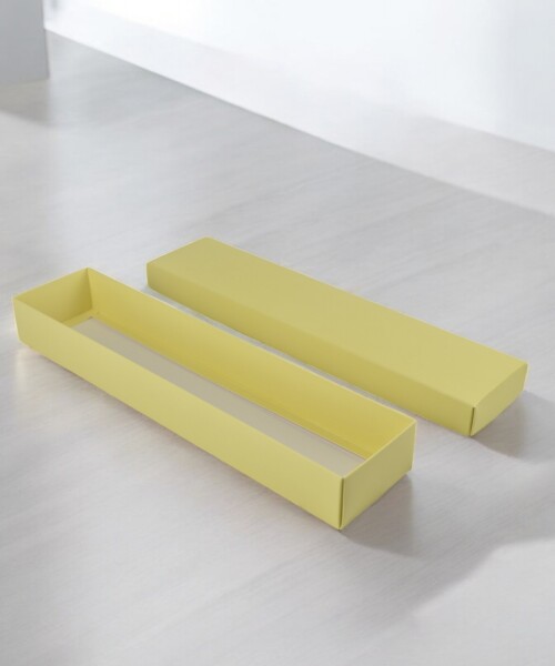 Pack x 20 unid - caja 12 7x32x4 cm eco AMARILLO