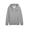 Canguro Puma ESS No. 1 Logo Full-Zip Hoodie FL de Hombre - 682586 03 Gris