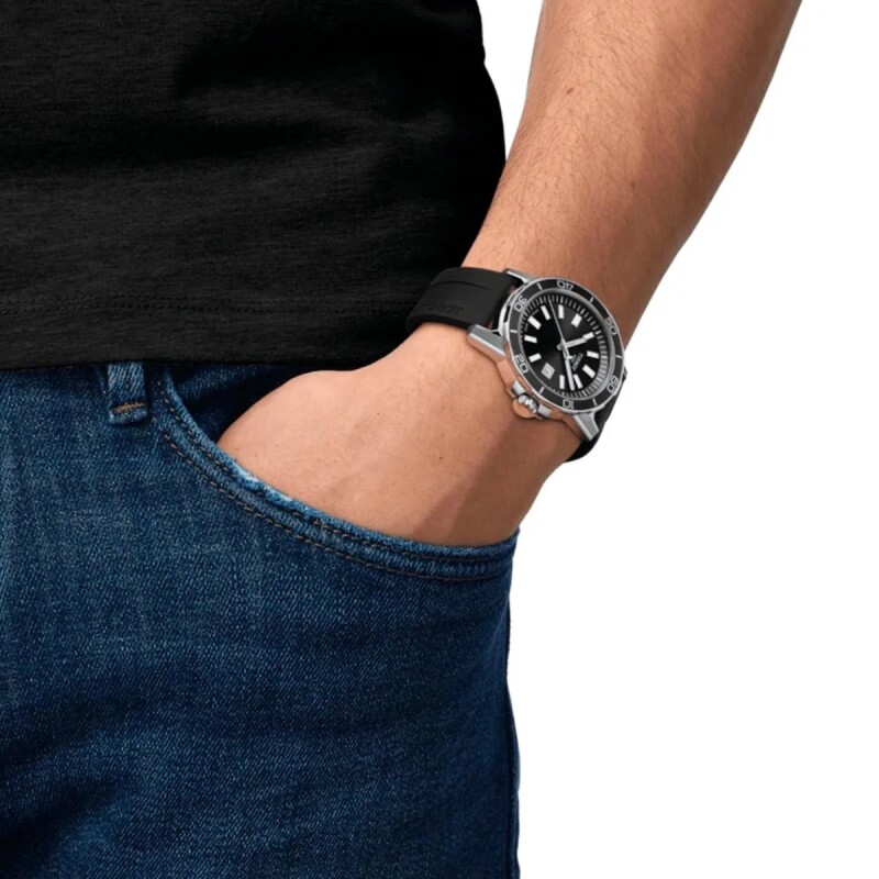 Reloj Tissot Supersport Gent T1256101705100 correa de silicona para hombre Reloj Tissot Supersport Gent T1256101705100 Correa De Silicona Para Hombre