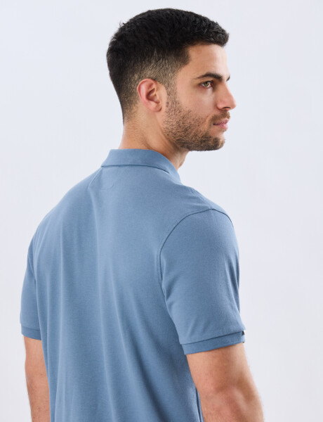 REMERA POLO LISA PIQUÉ Piedra