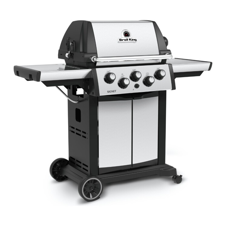 Barbacoa a Gas Broil King Signet 390 3 Quemadores con Spiedo y Hornalla Lateral Barbacoa a Gas Broil King Signet 390 3 Quemadores con Spiedo y Hornalla Lateral