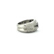Anillo Oro 18K Con Brillantes Y Zafiro Central Anillo Oro 18K Con Brillantes Y Zafiro Central