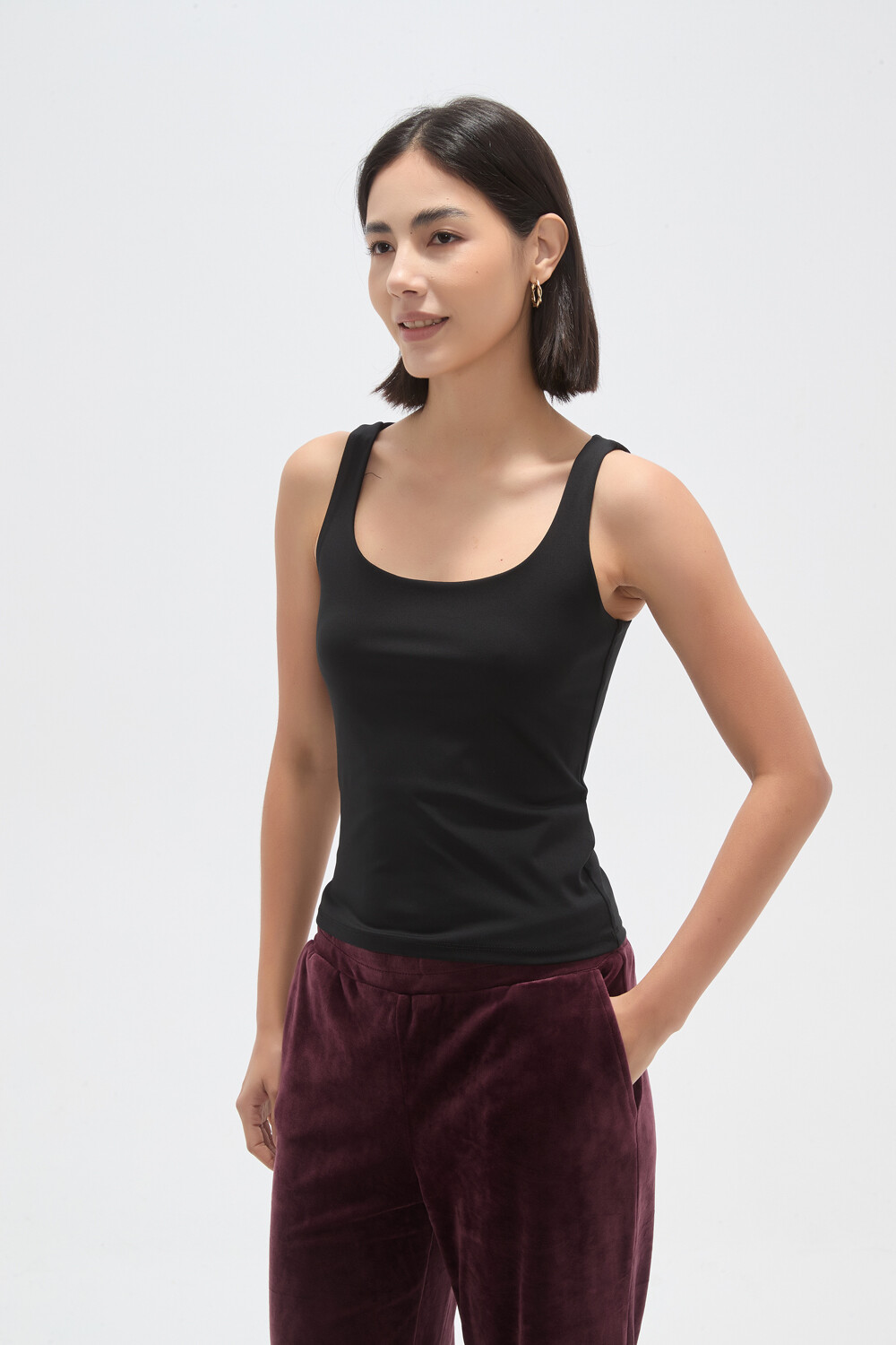 Musculosa Mintas Negro