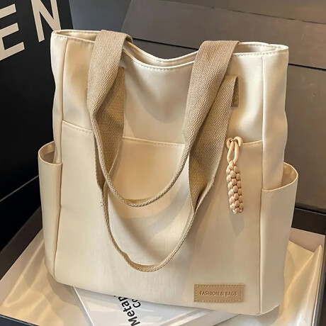 Bolso Tote funcional clásico Beige