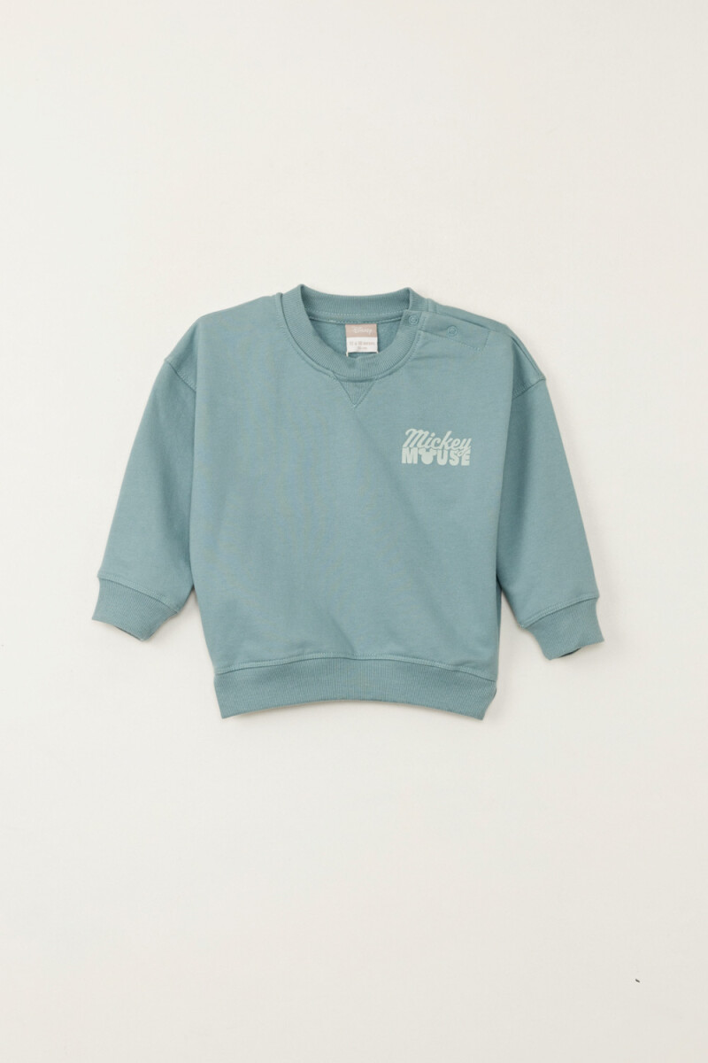 Buzo deportivo estampado - Verde 
