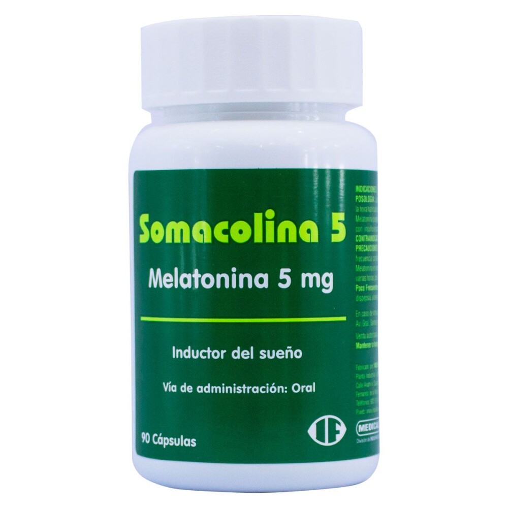 SOMACOLINA 5 MG FRASCO X 90 COMP. REC. única