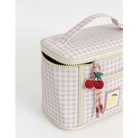 Lunchera Infantil Con Tag Estampado Geometrico