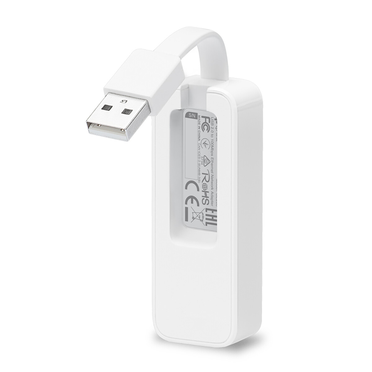 Adaptador de Red TP-Link U200 de USB-A a Ethernet 100MBPS White