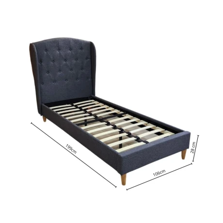 Cama 1 plaza con respaldo Cama 1 plaza con respaldo