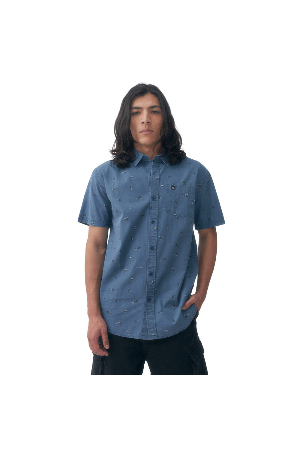 Quiksilver Camisa Estampada y Lavada SPACED OUT Hombre - Multicolor Multicolor