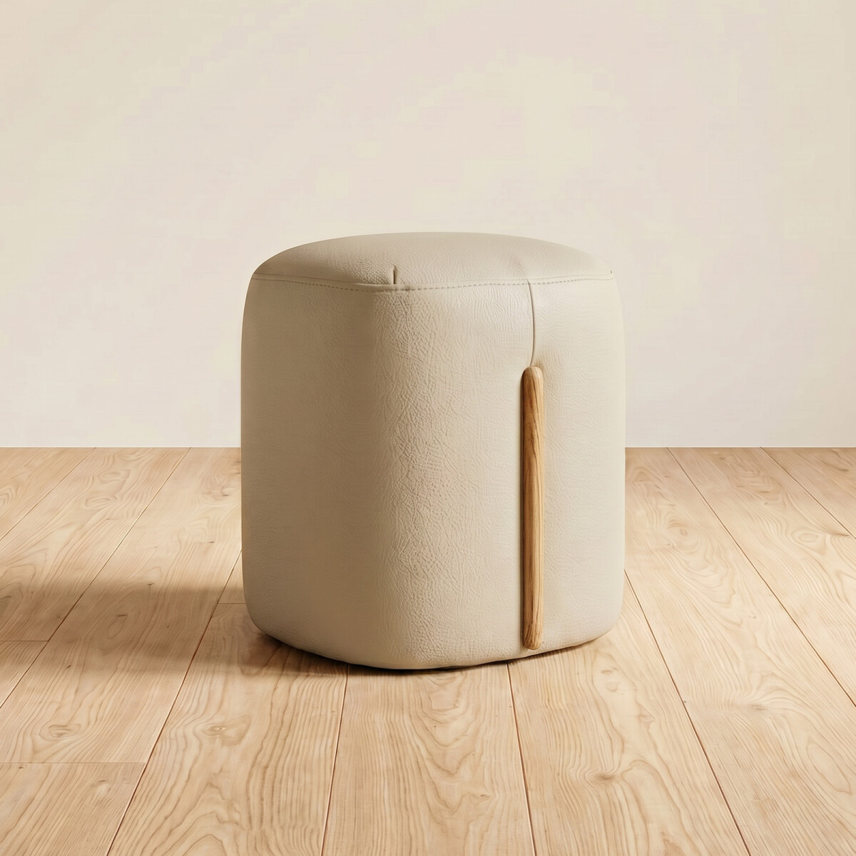 PUFF - CUERO-100-NATURAL NATURAL-BEIGE MALTA ARENA 