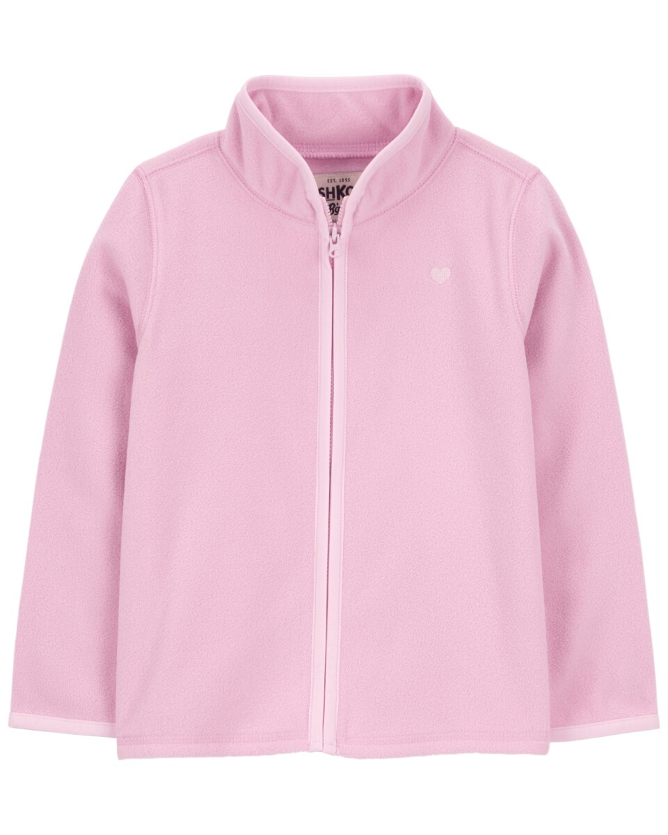 Campera de micropolar, rosada 