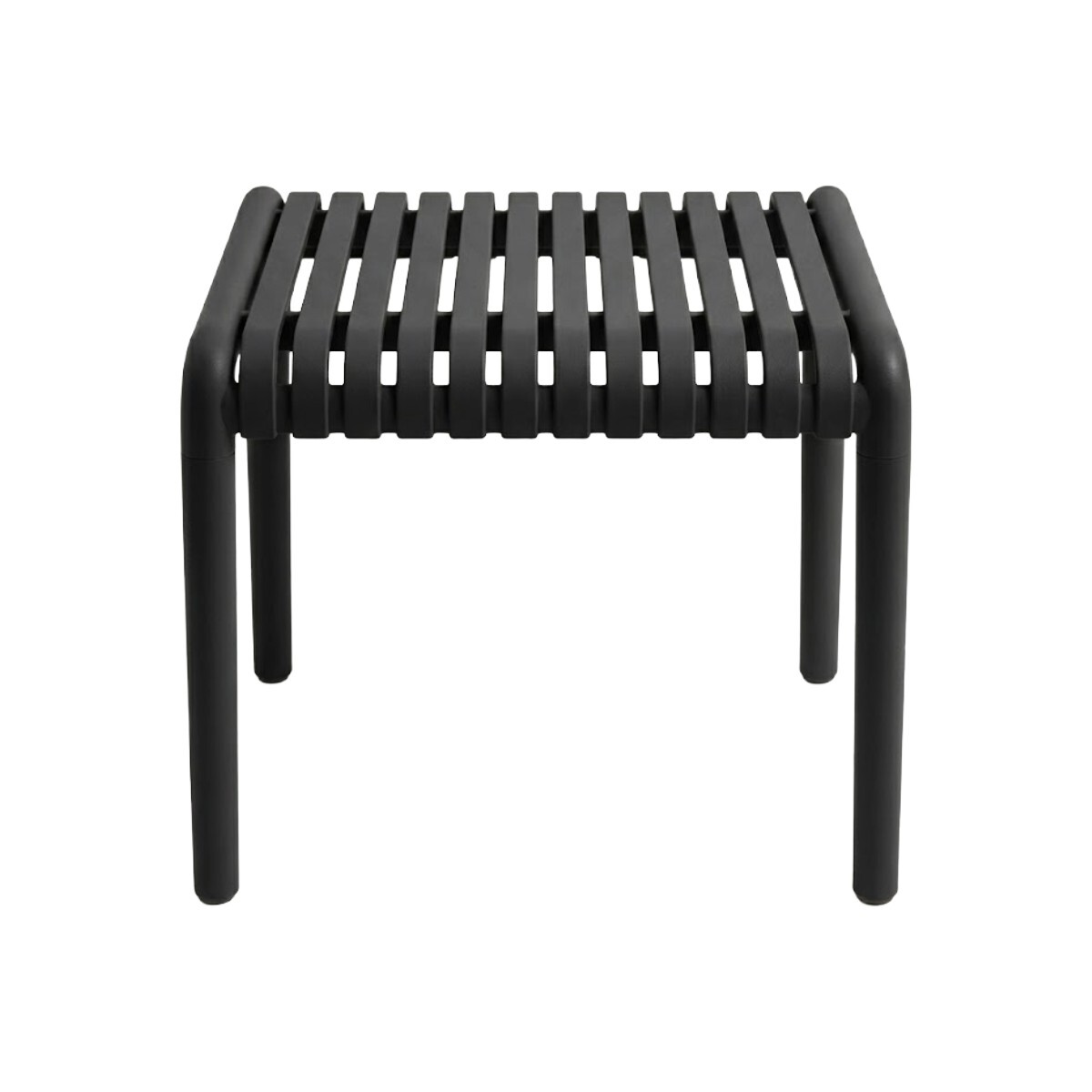 MESA CUAD PLAST NEGRA 