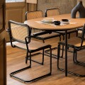 Silla Bauhaus Brazos All Black