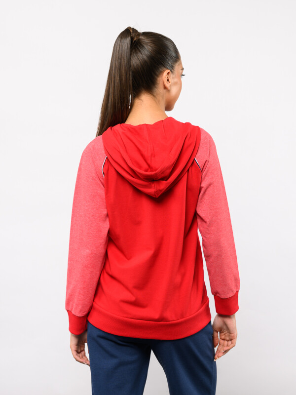 CANGURO CON CIERRE AURA Nacional Mujer Rojo