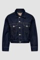 Chaqueta Jagger Denim Cropped Dark Blue Denim