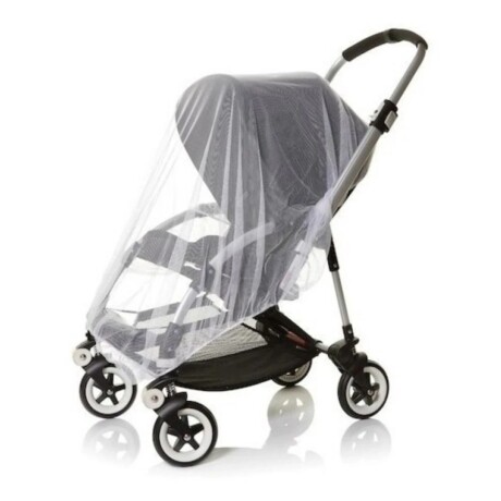 Set Carrito y Paseo - Muselina Chica Vichy Beige + Hyde Park