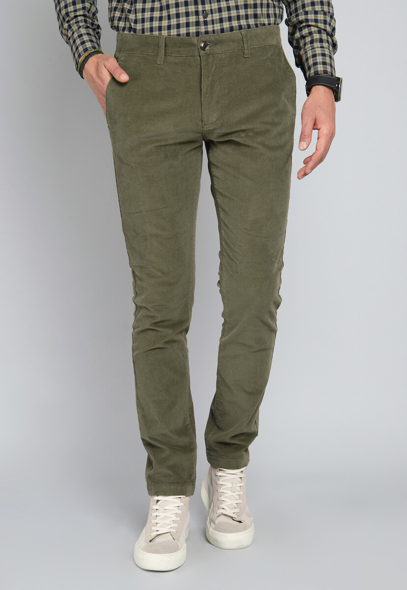 Pantalón Pana Arrow - VERDE 