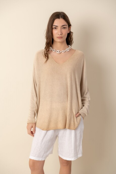 Sweater dama Beige