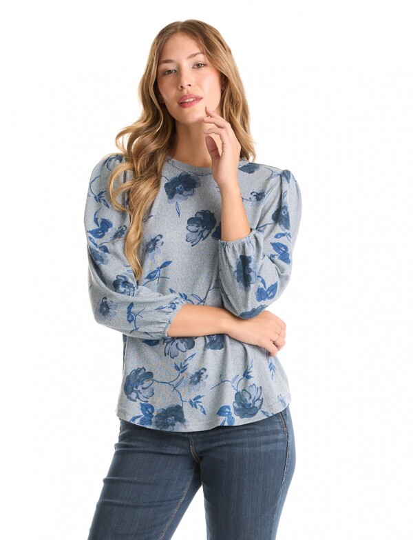 Buzo Soft Print AZUL/MULTI