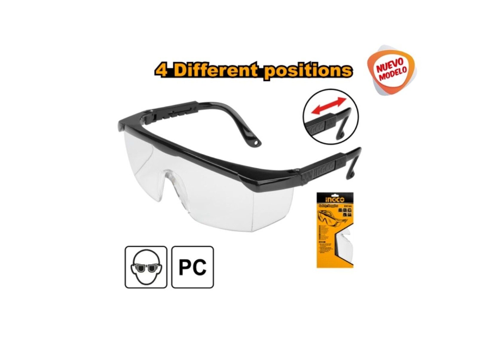 LENTES PROTECCION 4 POS 