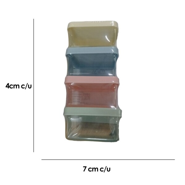 Contenedor de alimentos 4pcs Contenedor de alimentos 4pcs