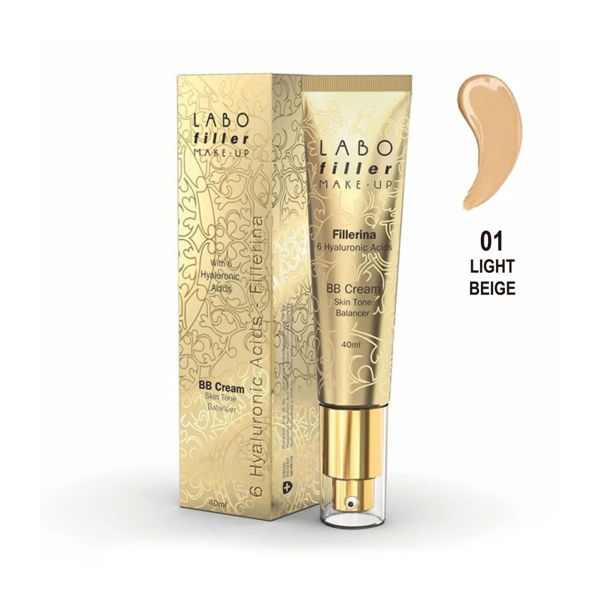 Fillerina BB Cream Tono 01 Light Beige 40ml – Base Hidratante y Uniforme 